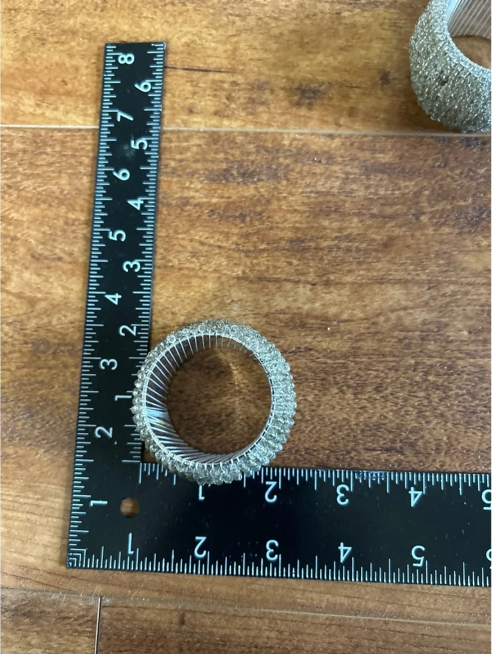 Set of 4 Decorative Silver-Toned Napkin Rings